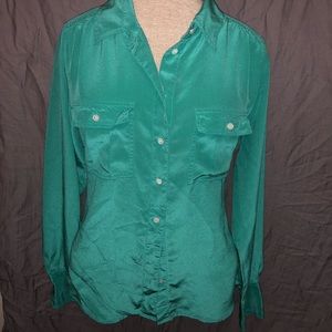 J crew silk top